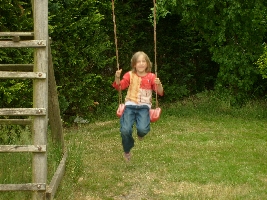 Kilana on the swing. She wanted it!